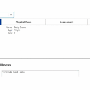 Betty Burns iHuman Back Pain (53 y/o with terrible back pain)